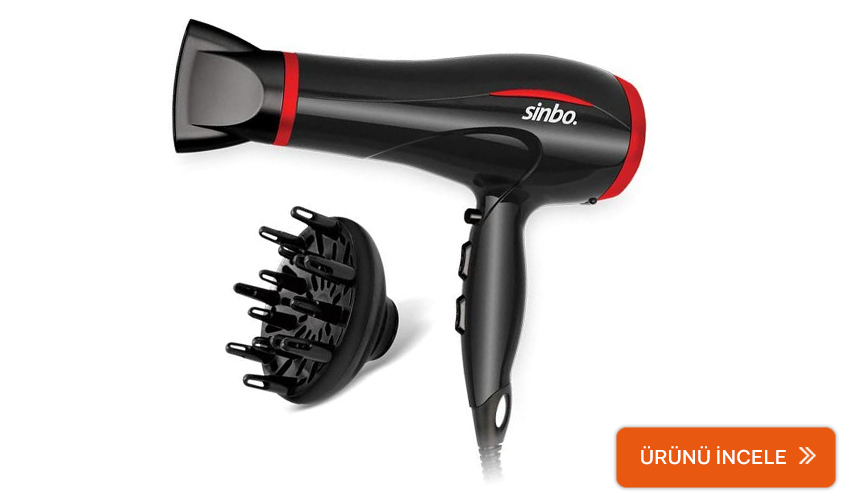 Sinbo saç kurutma makinesi