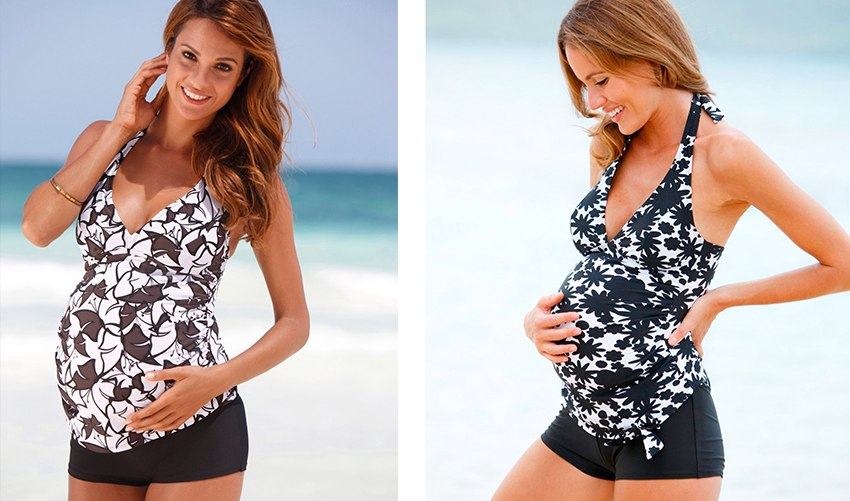 şortlu hamile mayosu