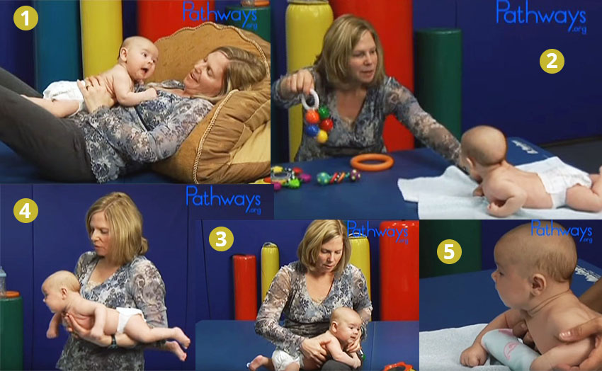 Tummy time egzersizleri Tummy time aktiviteleri