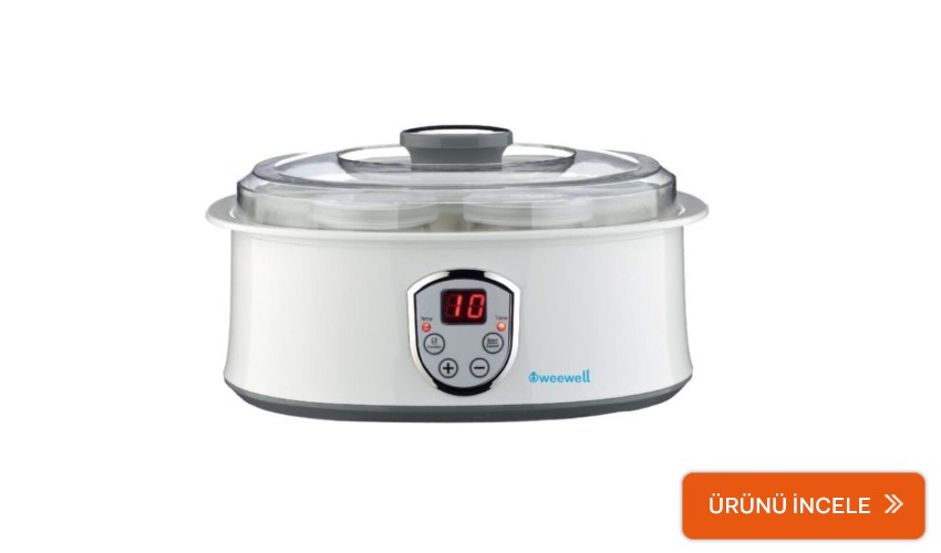 Weewell yoğurt makinesi