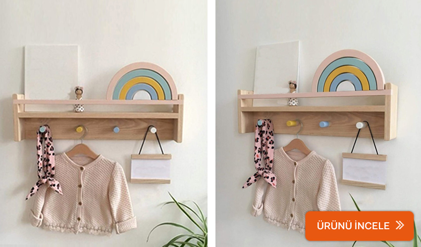 Woodensa ahşap raf