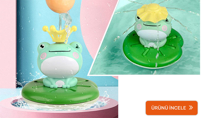 Toyandona yüzen oyuncak bebek